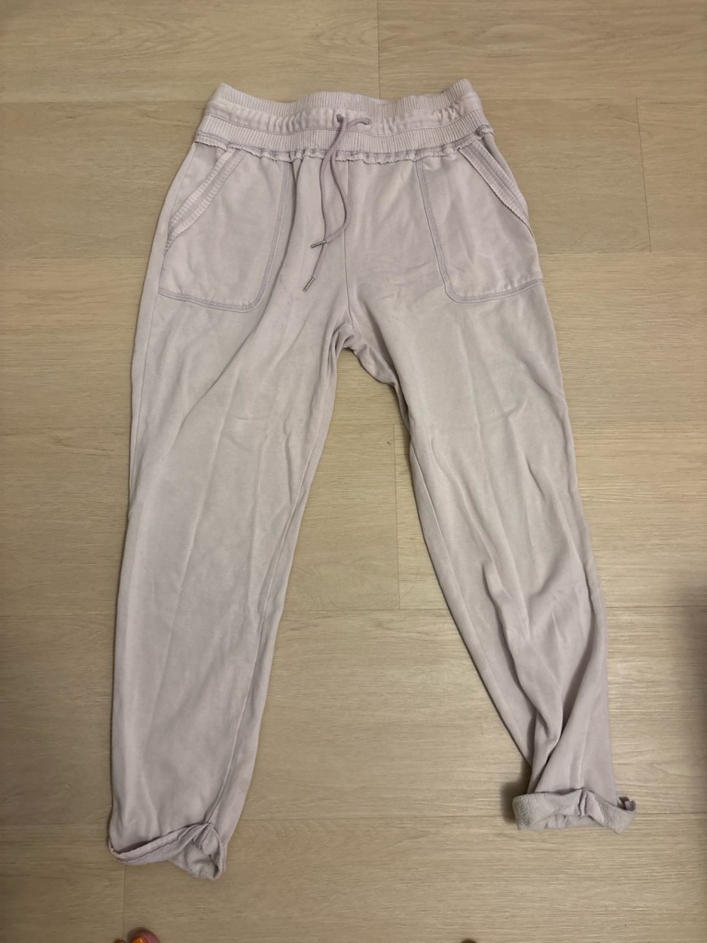 Splendid Lavender Tie-Waist Jogger Pants